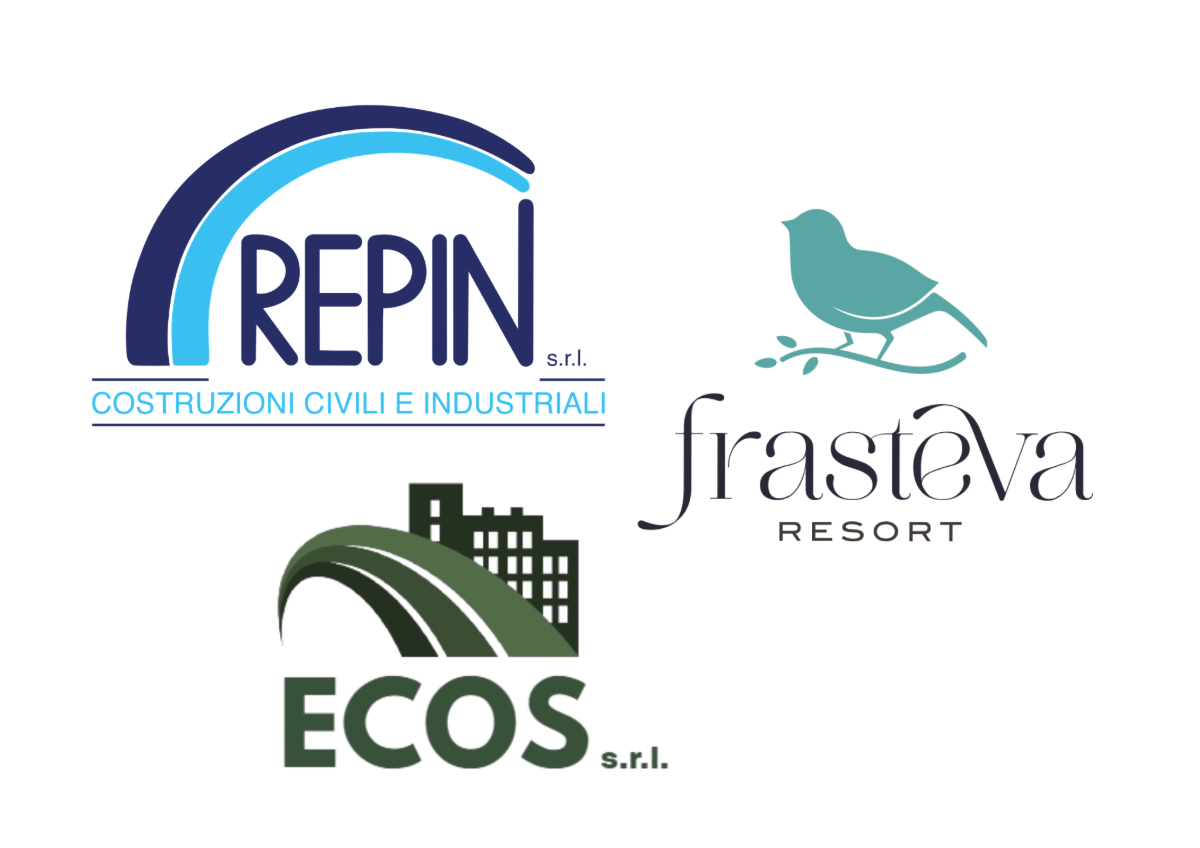 I marchi delle società del Gruppo: Repin, Ecos e Frasteva Resort